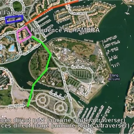 T2 Alhambra Avec Piscine A 800 M Richelieu Et 300m Ile Des Loisirs Daire Agde